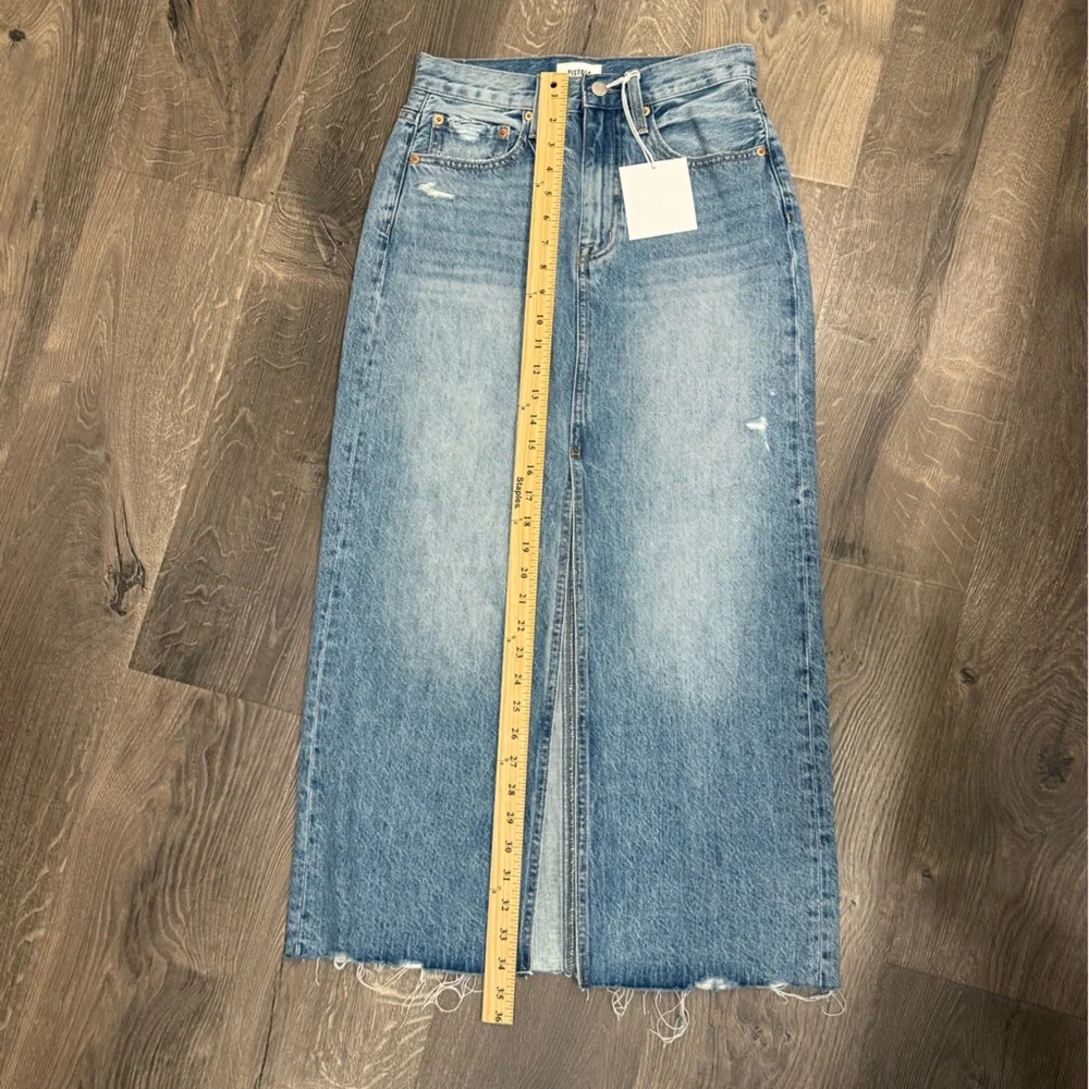 Pistola Alice Denim Midi Skirt - Picture 12 of 13